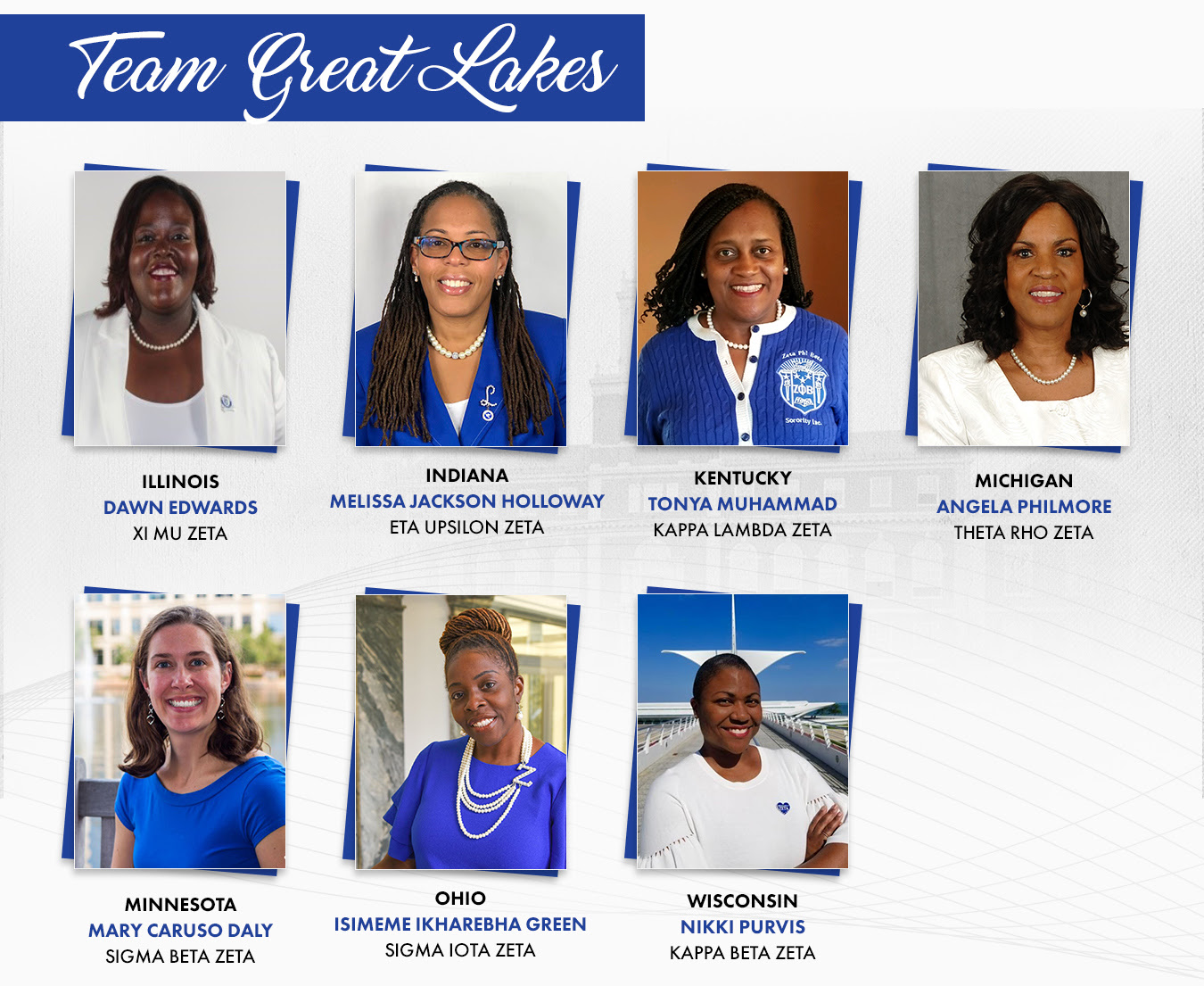 Zeta Phi Beta Sorority, IncorporatedNewly Appointed State Directors